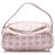 Chanel Pink New Travel Line Borsa a tracolla in nylon Rosa Bianco Pelle Vitello simile a un vitello Panno  ref.243773