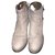 Chanel boots Dark grey Deerskin  ref.243841