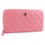 Chanel wallet Pink Leather  ref.243898