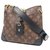 Louis Vuitton OdeonNM Bolso de hombro para mujer M45353 noir x marrón Castaño Negro Lienzo  ref.243930
