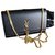 Yves Saint Laurent YSL Kate Clutch with tassel Black Leather  ref.243957