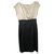 Max Mara Dresses Black Taupe Silk Viscose Elastane  ref.243963