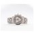 Hermès: “Clipper Diver Chronograph” watch in steel, silver dial 36MM, quartz Silvery  ref.243968