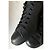 Converse All Star low-top basket / sneaker - black leather black sole - view 5