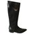 Dior Boots Black Leather Cloth  ref.243997