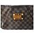 Borsa a mano Louis Vuitton Thames Damier Tela Marrone Scuro - vista 4
