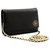 CHANEL Caviar Black Camellia Wallet On Chain WOC Shoulder Bag Leather  ref.244207