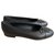 Chanel Flats Black Leather  ref.244289