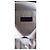 CANALI SHIRT WHITE STRIPED PATTERN / NEU MIT BOX UND ETIKETTEN Weiß Hellblau - Ansicht 4