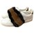 Louis Vuitton sneakers Cuir Blanc  ref.244453