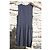 Abito Tommy Hilfiger Blu Navy in Viscosa - vista 5
