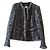 Cambon Chanel Chaqueta corta Negro Blanco
