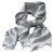 Hermès New Libris stole Grey Silk Cashmere  ref.244789