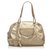 Dior Brown Diorissimo bolsa de ombro em lona Marrom Bege Pano  ref.244888