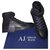 Armani Jeans Sneakers Navy blue Leather  ref.245045