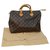 Louis Vuitton Speedy 35 Bandouliere Monogram Canvas Brown Leather  ref.245052