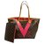 Neverfull Louis Vuitton Brown Cloth  ref.245116