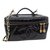 Chanel Vanity bag Cuir vernis Noir  ref.245155