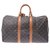 Louis Vuitton Keepall 45 Marrom Lona  ref.245394