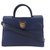 Dior, Sac porte epaule Diorever en cuir bleu Bleu Marine  ref.245460
