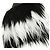 Valentino Black/White Stripe Mongolian Goat Fur & Leather Coat - view 5