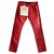 Maison Martin Margiela Pants Red Cotton  ref.245506