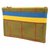Hermès Pochette Hermes en laine à carreaux jaune Tissu Multicolore  ref.245685