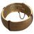 Bracelet fantaisie émaillé en bambou Balenciaga Métal Beige  ref.245774