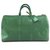 Louis Vuitton Keepall 45 Cuero Epi verde  ref.245864