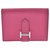 Béarn Hermès Bearn Pink Leder  ref.246098