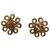Yves Saint Laurent Earrings Golden Metal  ref.246125