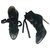 Alaïa Lace-up boots Black Leather  ref.246354