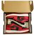 nike, Nike x Jordan Reverse Banned Bred 38 Cuir Rouge  ref.246452