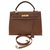 Hermès Kelly 32 Light brown Leather  ref.246472