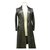 Hermès Magnifique manteau de cuir noir Cuir d'agneau  ref.246474