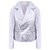 Chanel 12K $ Cosmic shearling giacca Argento Pelliccia  ref.246514
