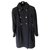 CHANEL BLACK COAT Wool  ref.246605