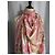 Hermès HERMES Maxi Stola Cashmere seta Rosa Buone condizioni - vista 5