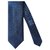Hermès Krawatte, die einen Perocan auskleidet Grau Dunkelblau Seide  ref.246653