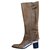Hermès Gait Boots Caramel Leather  ref.246668