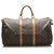 Louis Vuitton Brown Monogram Keepall Bandouliere 50 Leather Cloth  ref.246939