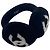 PARAORECCHIE CHANEL CC MOUTON MONTONE PELLICCIA NERA Nero Bianco