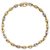 Cartier bracelet 3 golds, mesh coffee bean. White gold Yellow gold Pink gold  ref.247306