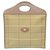 Burberry handbag Green Cloth  ref.247339