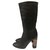 Burberry Boots Black Leather  ref.247343