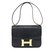 Hermès CONSTANCE LIZARD BLACK Cuirs exotiques Noir Bijouterie dorée  ref.247395