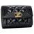 Chanel Tri-fold Wallet Black Lambskin  ref.247641