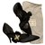 Chanel Heels Black Satin  ref.247662