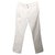 Chanel Jeans camelia Bianco sporco Cotone  ref.247712