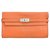 Hermès hermes kelly Orange Leather  ref.248060